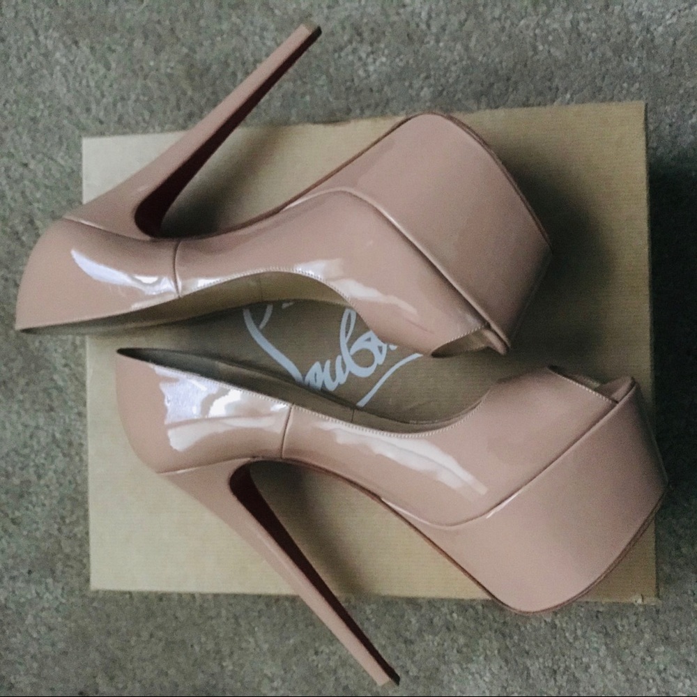Christian Loboutin Jamie 160 Patent Red Bottoms - Picture 6 of 7